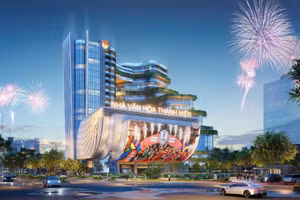 Phối cảnh Nhà Văn hóa Thanh niên TPHCM mới.