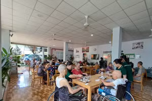 Người già tại viện dưỡng lão Tâm An (phường Linh Xuân, TPHCM). Ảnh: Viện dưỡng lão Tâm An. 