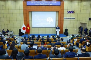 Thủ tướng Phạm Minh Chính phát biểu tại “Diễn đàn vũ trụ Việt Nam -Nhật Bản 2026: Hợp tác cho kỷ nguyên mới”. Ảnh: Dương Giang/TTXVN