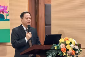 GS.TS Huỳnh Văn Sơn - Hiệu trưởng Trường Đại học Sư phạm TPHCM. Ảnh: Thùy Linh.