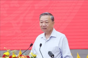 Tổng Bí thư Tô Lâm phát biểu. (Ảnh: TTXVN)