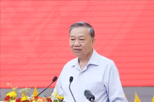 Tổng Bí thư Tô Lâm phát biểu. (Ảnh: TTXVN)