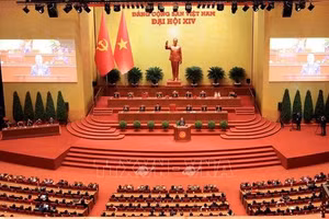 Quang cảnh phiên bế mạc đại hội. Ảnh: TTXVN
