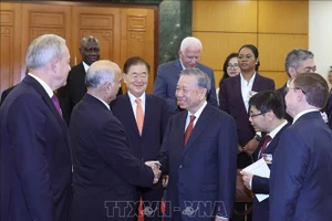 Tổng Bí thư Tô Lâm với các đại biểu. Ảnh: Thống Nhất/TTXVN.