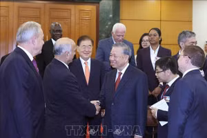 Tổng Bí thư Tô Lâm với các đại biểu. Ảnh: Thống Nhất/TTXVN.