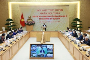 Thủ tướng Phạm Minh Chính chủ trì phiên họp. Ảnh: Dương Giang/TTXVN