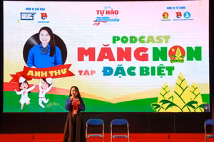 Thí sinh tự tin dự thi phần thi của mình. Ảnh: HCMUE.