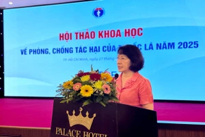 ThS.BS Phan Thị Hải - Phó Giám đốc Quỹ Phòng, chống tác hại của thuốc lá (Bộ Y tế). Ảnh: Thùy Linh. 