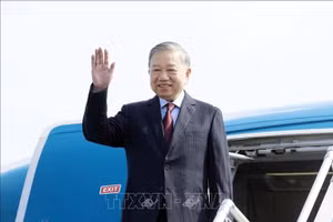 Tổng Bí thư, Chủ tịch nước Tô Lâm lên đường thăm cấp Nhà nước tới Ấn Độ. Ảnh: Thống Nhất/TTXVN