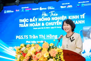 PGS.TS Trần Thị Hồng - Phó hiệu trưởng Trường Đại học Nguyễn Tất Thành. Ảnh: NTTU. 