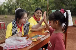 Tổng kết chiến dịch Xuân tình nguyện 2026 với nhiều hoạt động ấm áp, thân tình. Ảnh: STNV. 