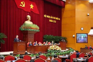 Tổng Bí thư Tô Lâm phát biểu khai mạc Hội nghị lần thứ mười ba, Ban Chấp hành Trung ương Đảng khoá XIII. Ảnh: Thống Nhất - TTXVN
