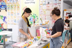 Gian hàng tại triển lãm.