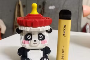 Thiết bị sử dụng thuốc lá điện tử của một học sinh. Ảnh: Phan Dương.