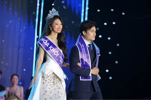 Hoa khôi và Nam vương Trường Đại học Ngoại thương 2025.