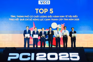 Năm địa phương dẫn đầu nhóm chất lượng điều hành "Tốt".