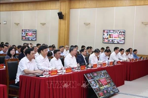 Tổng Bí thư Tô Lâm, Trưởng Ban Chỉ đạo Trung ương và các đại biểu tham dự hội nghị. (Ảnh: Thống Nhất/TTXVN)