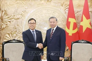 Tổng Bí thư Tô Lâm tiếp Đại sứ Hàn Quốc tại Việt Nam Choi Youngsam. Ảnh: Thống Nhất/TTXVN.