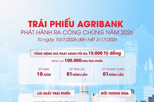 Agribank chào bán 15.000 tỷ đồng trái phiếu ra công chúng 2026