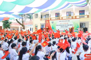 Sơn La duy trì tỷ lệ học sinh trong độ tuổi đến trường ở mức rất cao. Ảnh: BSL