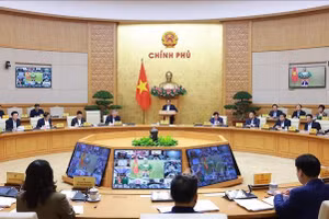 Thủ tướng Phạm Minh Chính chủ trì Phiên họp Chính phủ thường kỳ tháng 2 năm 2025. (Ảnh: Dương Giang/TTXVN)