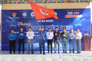 Sôi nổi lễ ra quân 'Tháng Thanh niên' tại Thanh Hoá