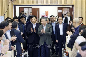 Tổng Bí thư Tô Lâm và các đại biểu. Ảnh: Thống Nhất/TTXVN