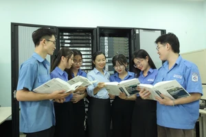 Sinh viên ngành Công nghệ thông tin, Trường Cao đẳng Kỹ thuật Cao Thắng. Ảnh: CTTC.