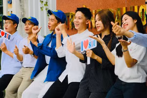 Trường Đại học Công nghệ Sài Gòn hào hứng chào đón năm học mới. Ảnh: STU. 