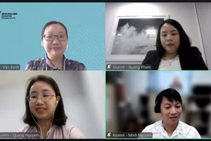 Buổi giao lưu trực tuyến ‘Muôn nẻo thành công tại New Zealand’ do ENZ tổ chức thu hút đông đảo nghiên cứu sinh và người học quan tâm.