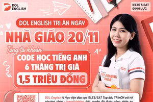 Món quà ý nghĩa ngày 20-11 từ DOL English đến các thầy cô trên cả nước - Ảnh C.N.
