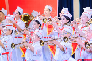 Công tác Đội và phong trào thiếu nhi TPHCM năm học 2024 - 2025 đạt nhiều thành tích nổi bật. Ảnh: Anh Thư. 