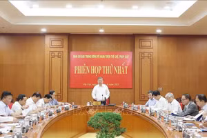 Tổng Bí thư Tô Lâm chủ trì phiên họp. (Ảnh: Thống Nhất/TTXVN)