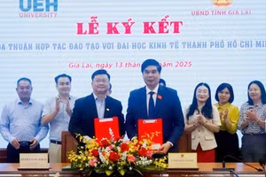 UBND tỉnh Gia Lai ký kết hợp tác với Đại học Kinh tế TP HCM về đào tạo