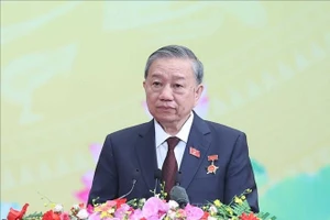 Tổng Bí thư Tô Lâm phát biểu. (Ảnh: Thống Nhất/TTXVN)