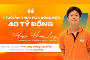 Huỳnh Hoàng Long - 'chàng trai vàng' chinh phục 14 học bổng danh giá toàn cầu