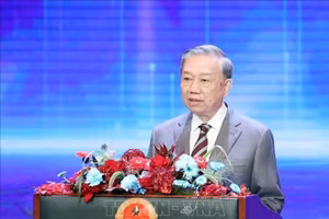 Tổng Bí thư Tô Lâm phát biểu chỉ đạo. (Ảnh: Thống Nhất/TTXVN)