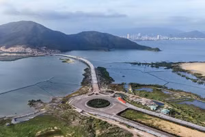 Cầu Hải Giang chính thức hợp long.