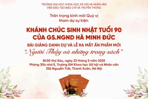 Ra mắt ấn phẩm mới ‘Người Thầy và những trang sách’ của GS NGND Hà Minh Đức