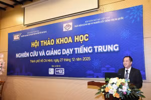 GS.TS Huỳnh Văn Sơn - Hiệu trưởng Trường Đại học Sư phạm TPHCM. Ảnh: HCMUE. 