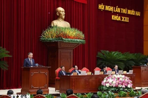 Tổng Bí thư Tô Lâm phát biểu khai mạc. (Ảnh: Thống Nhất/TTXVN)