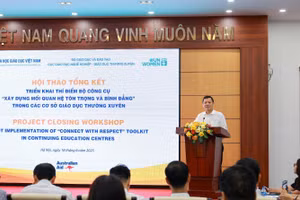 GS.TS Lê Anh Vinh- Phát biẻu khai mạc Hội thảo.