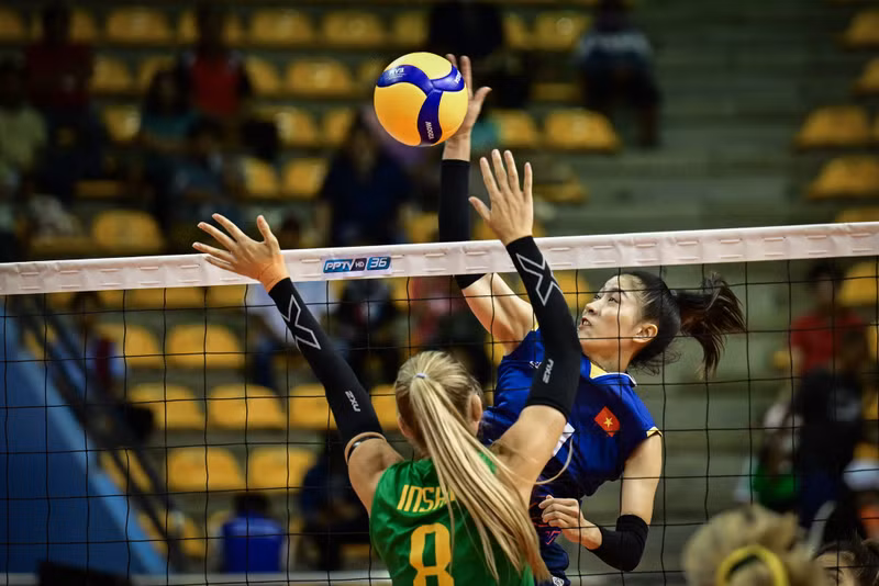 Khoảnh khắc bóng chuyền nữ Việt Nam làm nên lịch sử tại giải châu Á