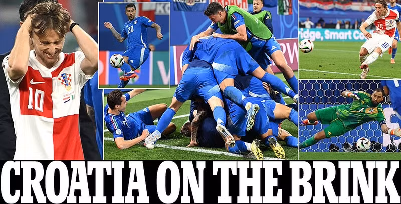 Siêu dự bị Italia làm tan nát trái tim người Croatia 