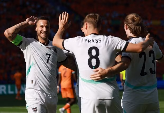Áo làm nên điều khó tin tại bảng đấu 'tử thần' EURO 2024 