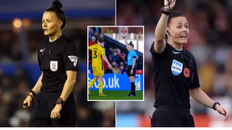 Trọng tài nữ đầu tiên bắt chính tại Ngoại hạng Anh 