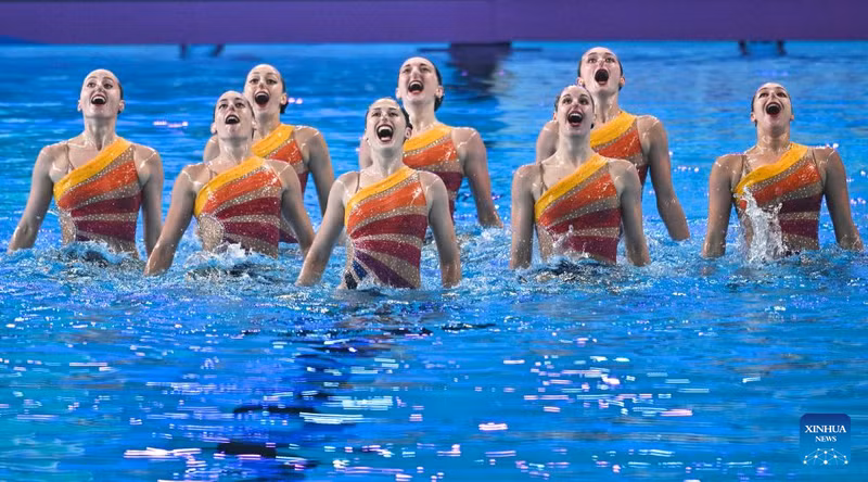 Các VĐV xinh đẹp nổi bật tại giải bơi lội nghệ thuật thế giới 