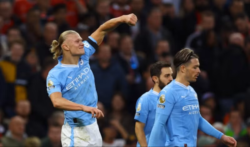 Haaland giúp Man City ‘vùi dập’ Man United ngay trên thánh địa Old Trafford