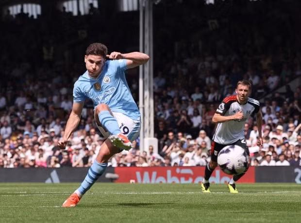 Chùm ảnh: Man City đè bẹp Fulham, gây sức ép cực đại lên Arsenal 
