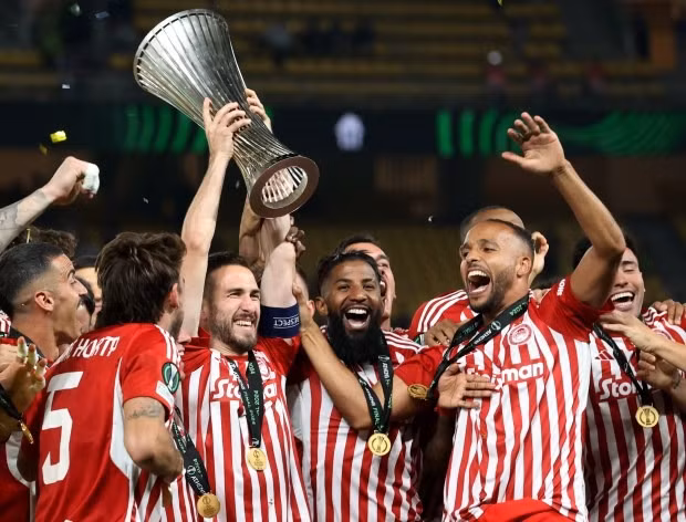 Chùm ảnh: Vô địch UEFA Conference League, Olympiacos làm nên lịch sử 